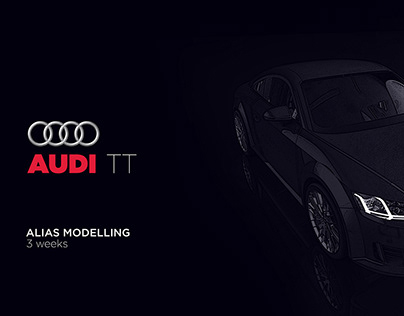 Audi TT alias modelling & rendering