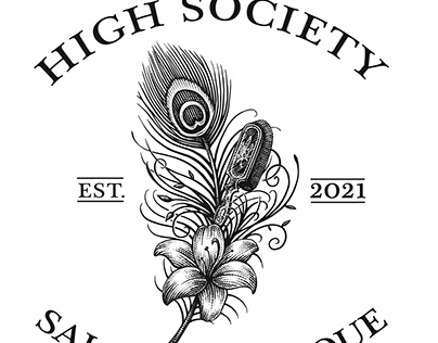High Society Salon & Boutique Logo by Steven Noble