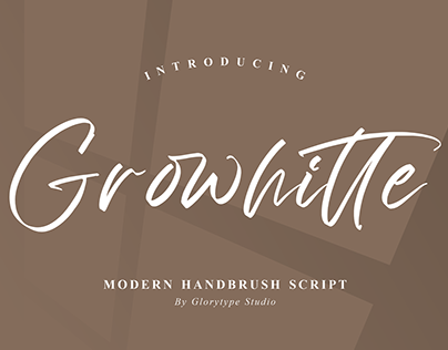 Growhitte - Modern Handbrush Script