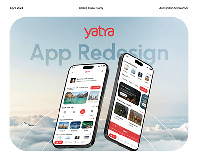 Yatra App | Travel Booking | UI/UX Redesign