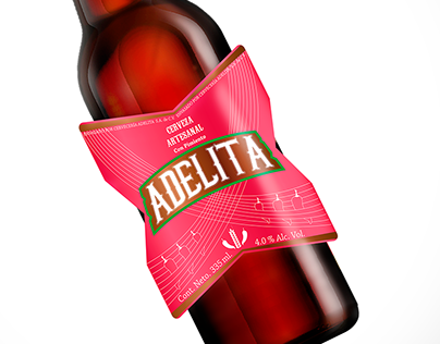 Re-diseño de imagen Cerveza Artesanal ADELITA