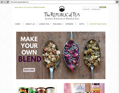 Create Your Own Tea - Campaign