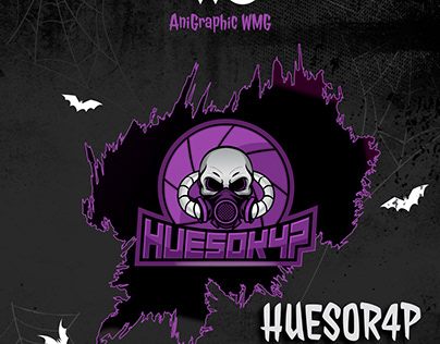 Gas Mask Skull Mascot Twitch Gaming logo