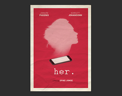 Her - Minimal movie poster