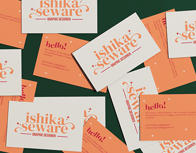Personal Branding - Ishika Seware Graphic designer