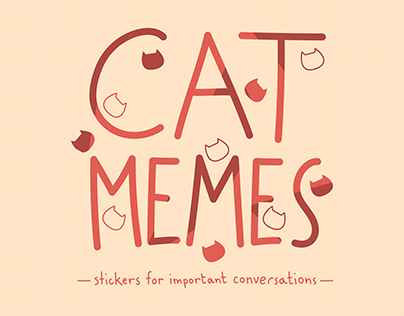 Cat meme stickers