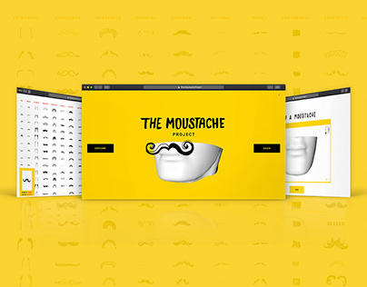 Moustaches Web Archive Design