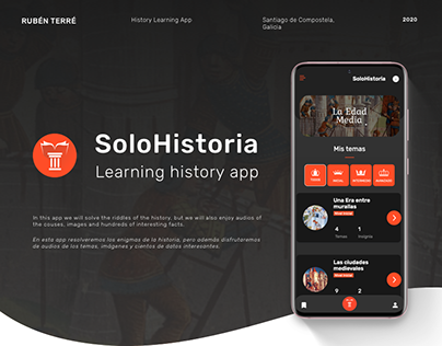 SoloHistoria App - Learning history