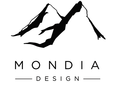 Mondia Design: Mountain Logo Drawing