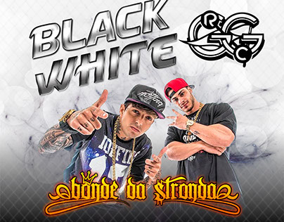 Flyer Festa Black White GG