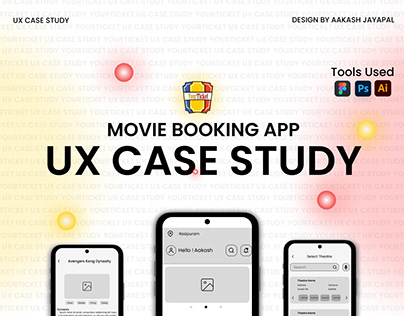 YourTicket-Movie Booking App | UX Case Study