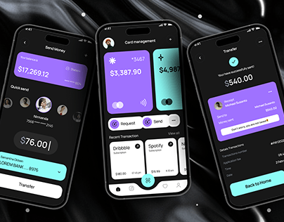 Banking Mobile app - UI/UX Design