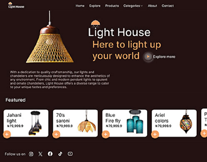 Light house landing page _prototype