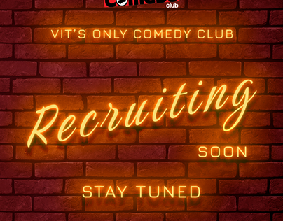 Club recruitment poster