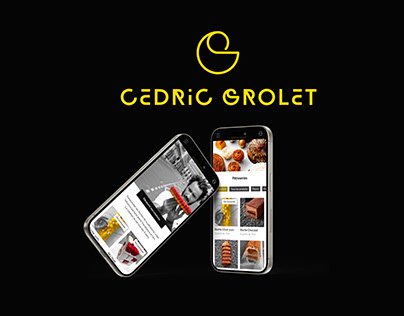Projet d'études/Refonte du site mobile de Cédric Grolet