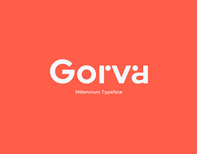 Gorva Typeface