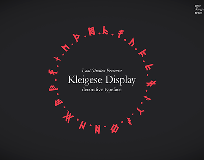 Kleigese - Runic Decorative Typeface