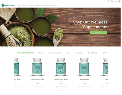 Shopify Health & Bauty Website