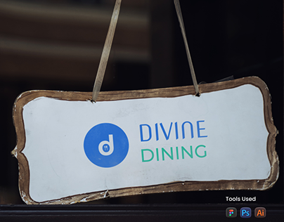 Divine Dining Restaurant Logo Branding
