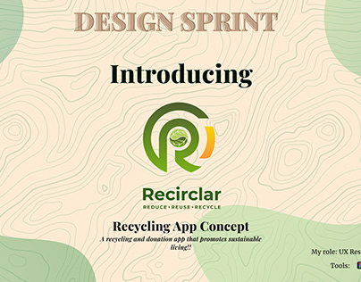 Recycling App Concept - Design Sprint