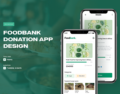 UX Case Study of FoodBank Donation App Design