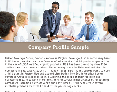 Company Profile Sample