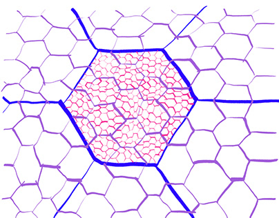 Recursive Hexagonal Tesselation