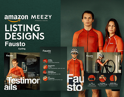 Fausto Cycling - Amazon Listing Designs