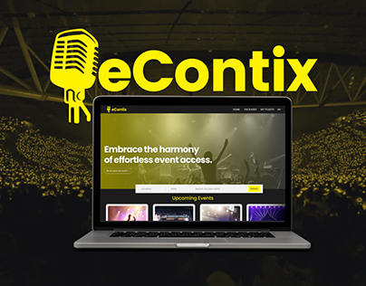 eContix: Online Concert Ticketing System (UI Design)
