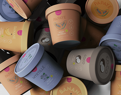 Project thumbnail - Vegan Ice cream • Packaging