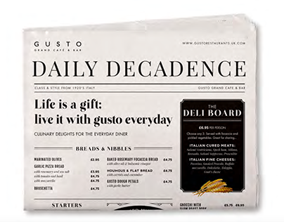 BRAND PROPOSITION AND TONE OF VOICE FOR GUSTO