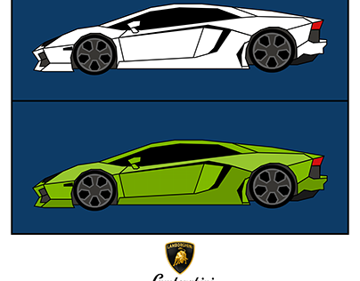 Póster. Autos Lamborghini.