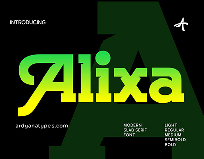 Alixa - Slab Serif