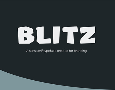 Blitz Typeface Presentation