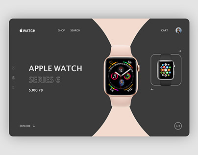 Apple watch store UI