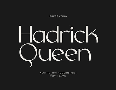 Hadrick Queen - Aesthetic Font