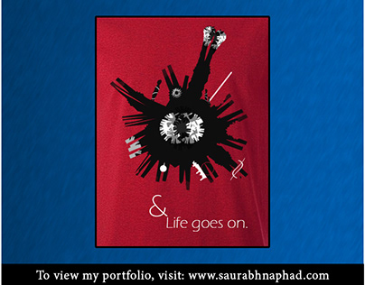 "& Life goes on" by Saurabh Naphad Designer
