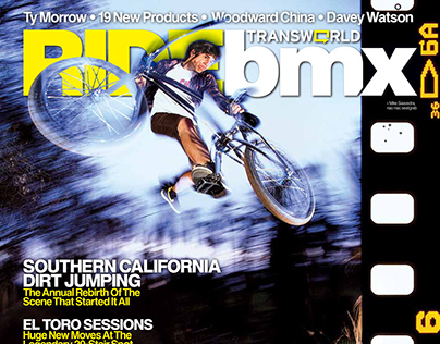 August 2008 RideBMX cover