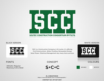 SCC - SOLTEC CONSTRUCTION CONSORTIUM Logo Design