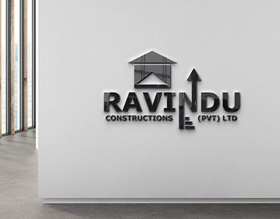Ravindu Constructions Logo Design