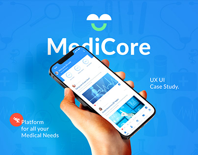 Medicore Healthcare App | UX/UI Case Study