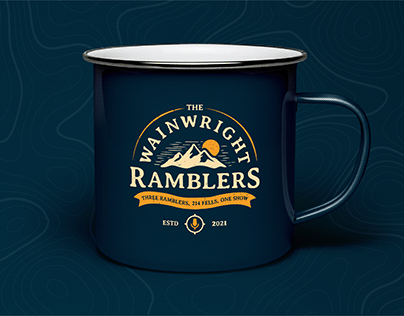 The Wainwright Ramblers Podcast Branding