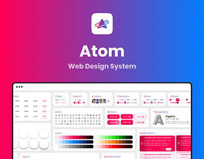 Project thumbnail - Atom — Web Design System