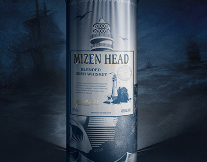 Дизайн тубуса для MIZEN HEAD blended Irish whiskey