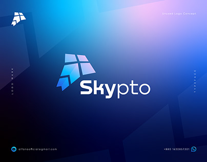 Skypto - Logo Design Concept