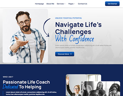Life Coach & Motivator Website | WordPress Website