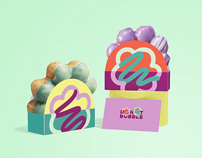 DO NOT BUBBLE — mochi donut bakery identity
