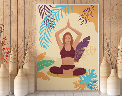 Poster for Yoga Center
