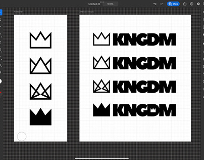 KNGDM Apparel Logo Branding