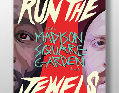 Run The Jewels Gig Poster